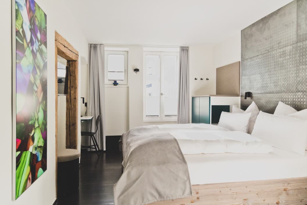 Room with king-size bed